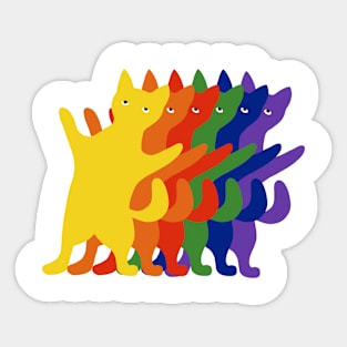 Pride – funny cats Sticker